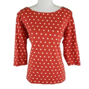 Thomas and Olivia Red & White  Polka Dot, XL
